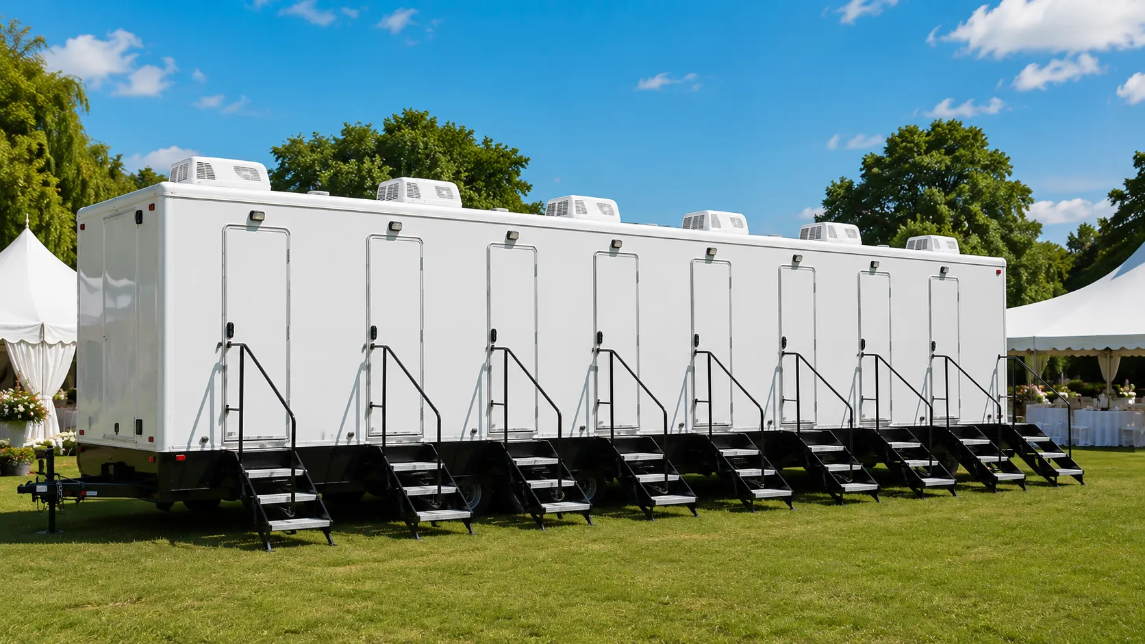 8 Stall Restroom Trailer in Moreno Valley, CA