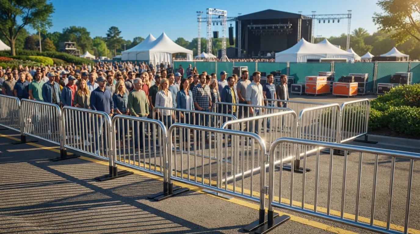 Crowd Control Barrier Rental in Moreno Valley, CA