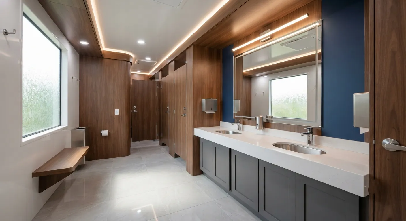Luxury Restroom Trailer in Moreno Valley, CA