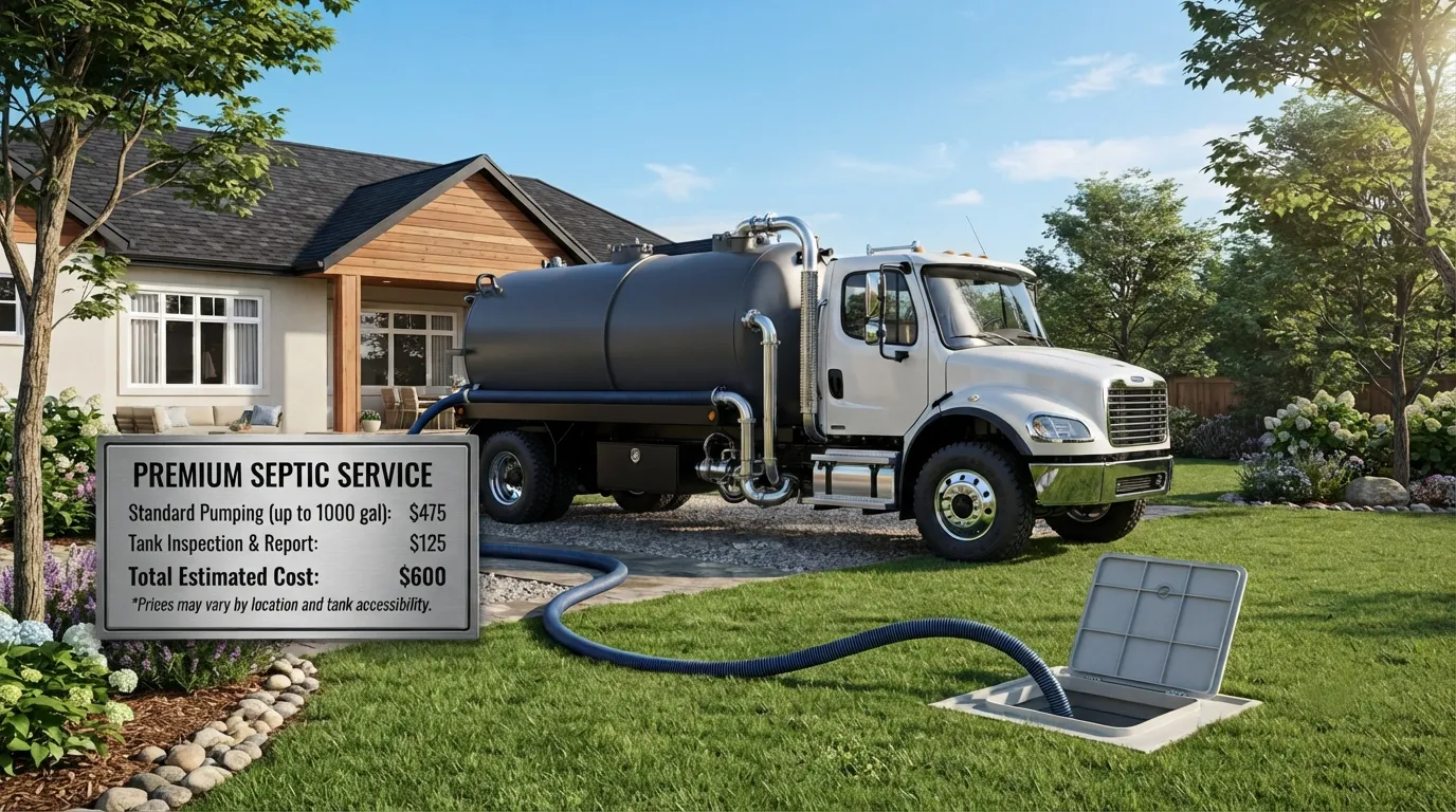 Septic Tank Pumping Cost in Moreno Valley, CA